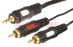 Шнур 3,5 Stereo Plug - 2RCA Plug GOLD REXANT (17-4232)