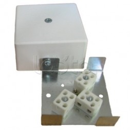 Коробка монтажная КМ-О (6к)-IP41 огнестойкая 72x72 Гефест (100 шт/уп)