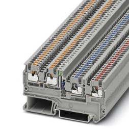 Клеммный модуль для подключения датчиков и исполнительных элементов PTIO 1,5/S/3-LED 24 GN