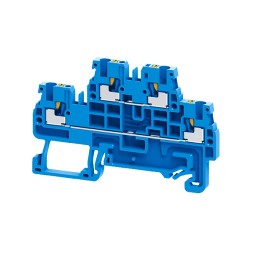 Клемма 2х-ярусная push-in OptiClip CPDL-2,5-2L-I-BU-синий