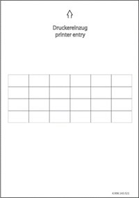 PSK 0001 A Маркировочные полоски для модулей (20 листов по 6 шт.)