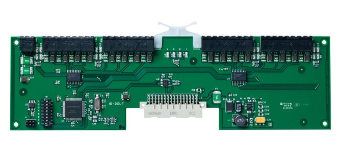 Модуль на 16 выходов типа &quot;ОК&quot; для установки в корпуса CASI серии М. Lenel LNL-1200-16DO