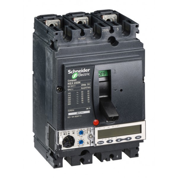 Силовой автомат Schneider Electric Compact NSX 250, Micrologic 5.2 A, 50кА, 3P, 250А
