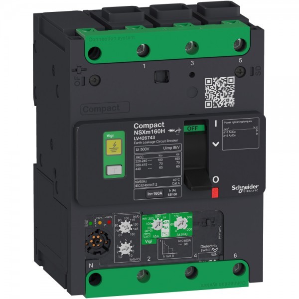 LV426702 SE Compact NSXm3П АВТОМ.ВЫКЛ. NSXm 16kA Vigi 100A Elink