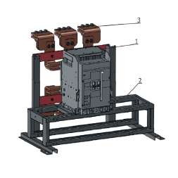 Блок замены автоматического выключателя-АВМ15С-OptiMat A-1600-S1-3P-50-D-MR5.2-B-C2200-M2-P05-S2-06