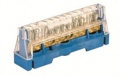 Колодка клеммная 7x5,3 на дин рейку соединительная DKC (507F)