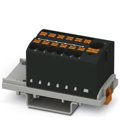 Распределительный блок PTFIX 6/12X2,5-NS35 BK