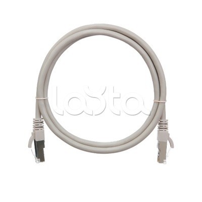 Шнур коммутационный 2хRJ45/8P8C S/FTP 2 м кат.6 NIKOMAX (NMC-PC4SE55B-020-GY)