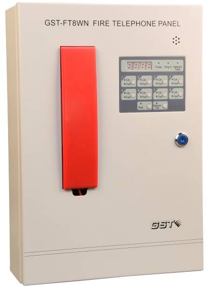 Телефонная пожарная панель GST на 8 направлений. Арт, GST-FT8WN-RU
