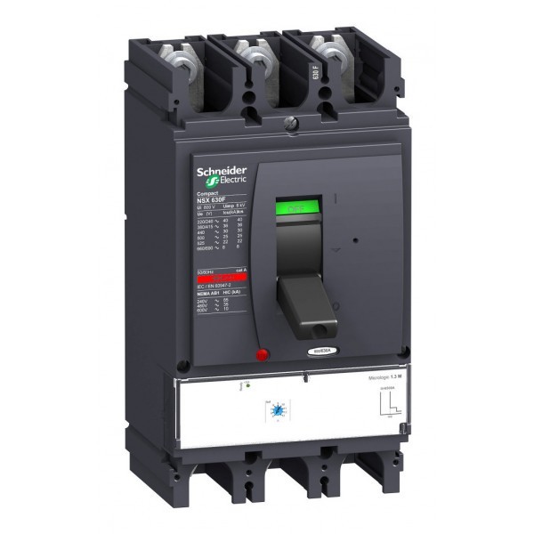 Силовой автомат Schneider Electric Compact NSX 630, Micrologic 1.3 M, 36кА, 3P, 500А