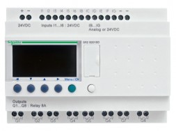 SE Smart relays Zelio Logic Интеллектуальное реле +12В кол-во вх\вых 20, дисплей, часы, Schneider Electric, , SR2B201JD
