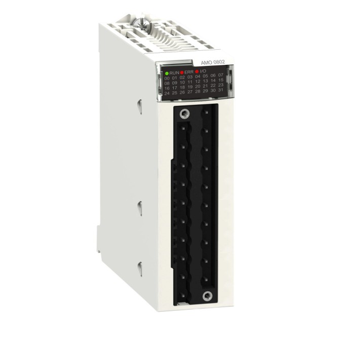 SE Modicon 8 Неизолированных токовых выхода, клеммник, Schneider Electric, , BMXAMO0802