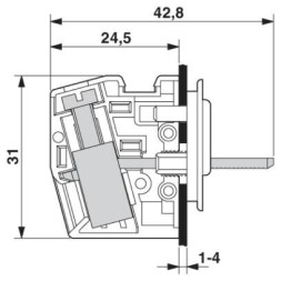 Проходная клемма HDFK 10-VP/Z