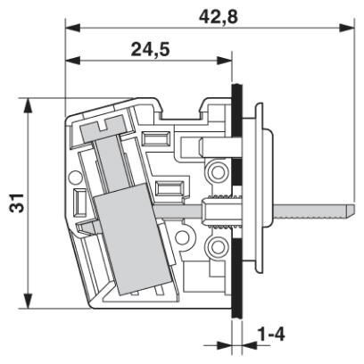 Проходная клемма HDFK 10-VP/Z