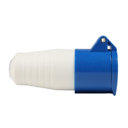 Розетка кабельная 223-32А-6h-220AC-2P+PE-IP44