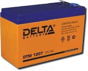 Аккумуляторная батарея 7 Ач Delta DTM 1207