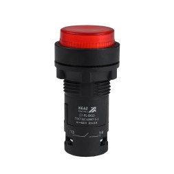 Кнопка с подсветкой OptiSignal Compact D22 C7-PL-B410 красная 1НО 24 В AC/DC XB7NW34B1