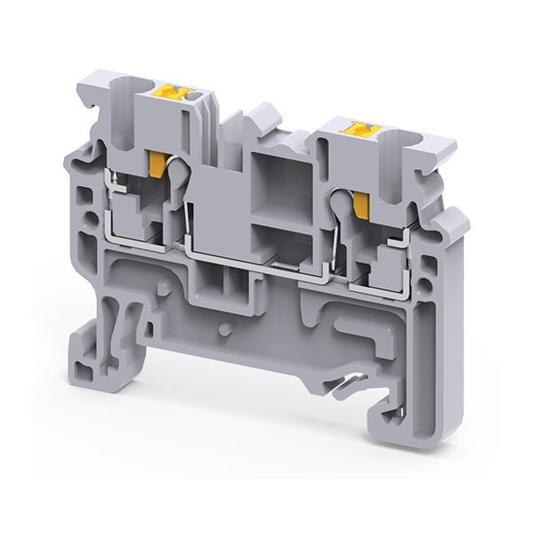 Клемма проходная push-in OptiClip CP-2,5-I-24A-(0,2-2,5)-серый