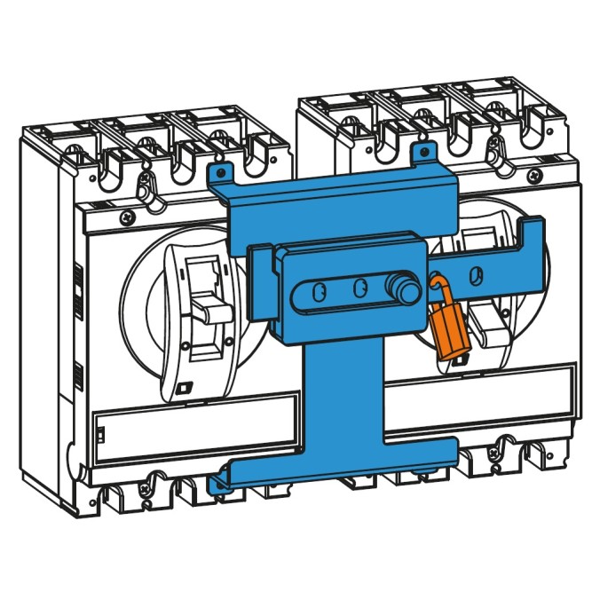Блокировка рычагов взаимная механическая PLIL T125-T160 3P