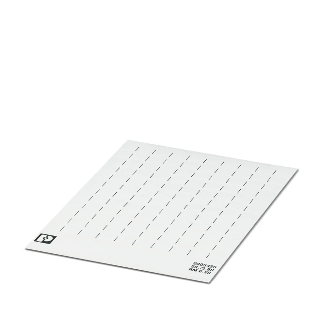 Маркировочный лист SK6,2/3,8,UNBEDRUCKT