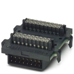 Шинные соединители на DIN-рейку HBUS 35,6-16P-2S BK
