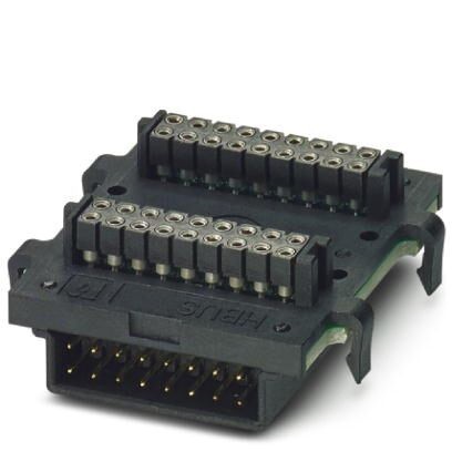 Шинные соединители на DIN-рейку HBUS 35,6-16P-2S BK