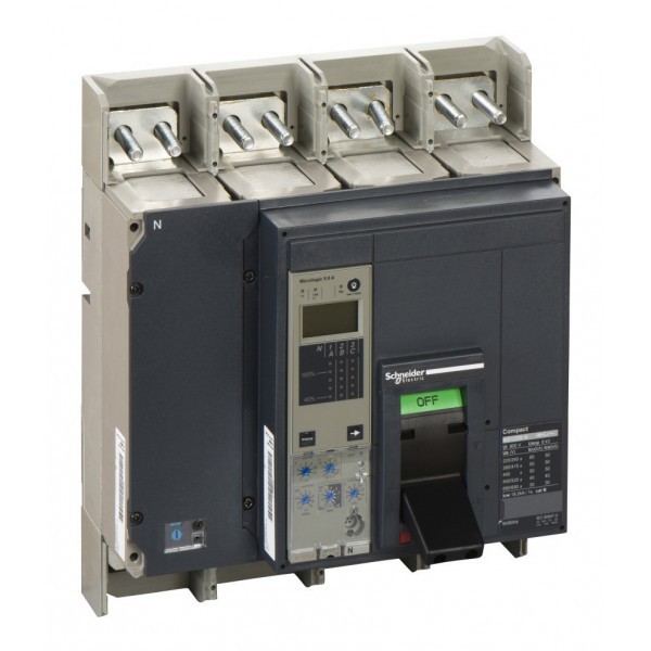 Силовой автомат Schneider Electric Compact NS 1250, Micrologic 5.0 A, 50кА, 4P, 1250А