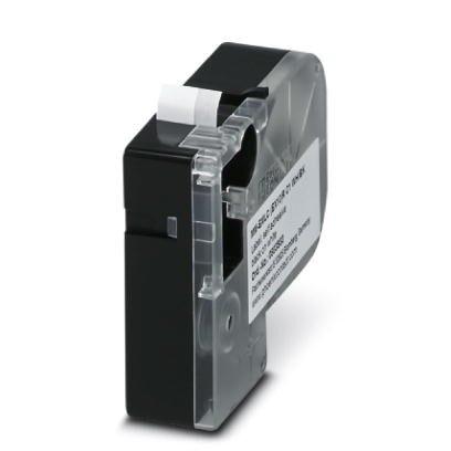 Тканевая этикетка MM-EMLC (EX10)R C1 WH/BK