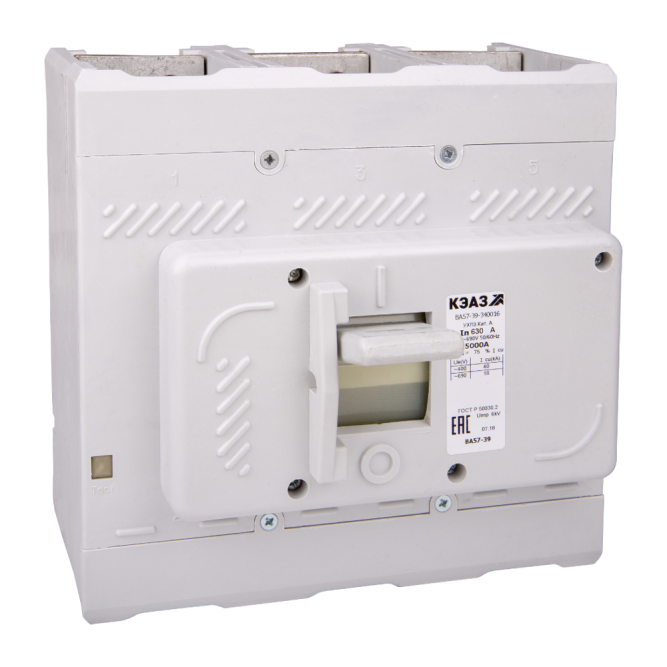 Выключатель автоматический ВА57-39-640016-630А-5000-440DC-УХЛ3-КЭАЗ