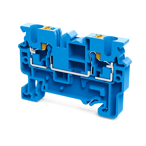Клемма проходная push-in OptiClip CP-4-I-BU-24A-(0,2-4)-синий