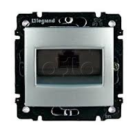 Розетка RJ-45 Valena алюминий ISDN Legrand (770141)