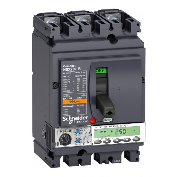 Силовой автомат Schneider Electric Compact NSX, 200кА, 3P, 40А