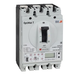 Выключатель автоматический для защиты двигателя OptiMat T250V ETA-M-COM 125A 3P