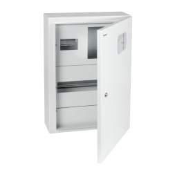 Корпус металлический ЩУРн-СТД-1-МП/19-490х350х135-IP41-УХЛ3 (1ф счетчик на МП, 19 модулей, СТАНДАРТ)-КЭАЗ