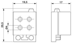 Кабельный сальник CES-STPG-GY-4X4