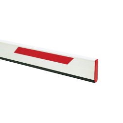 Стрела прямоугольная FAAC с демпфером и светоотражающими наклейками, 25х90х2815 мм 428089