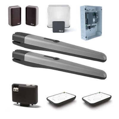 NICE TO5016PBDKIT2 — комплект для автоматизации распашных ворот со створками шириной до 5м и массой до 1000кг