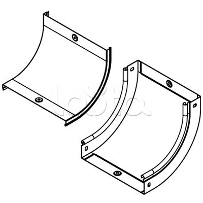 Угол 50x50 вертикальный внутр. CS 90 DKC (36660)