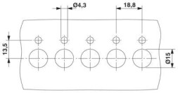 Проходная клемма HDFK 50-DP