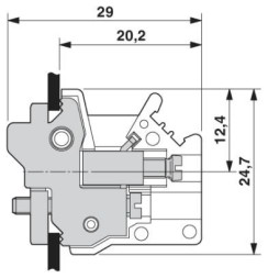 Проходные клеммы PE DFK 4-PE