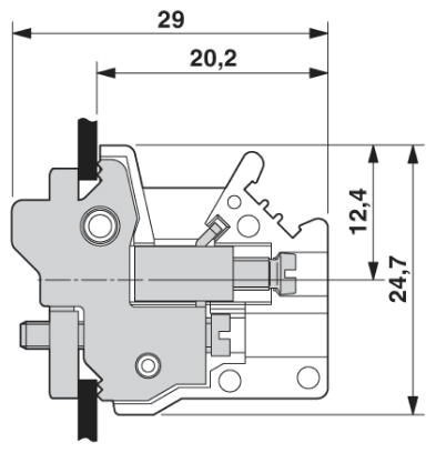 Проходные клеммы PE DFK 4-PE
