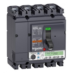 Силовой автомат Schneider Electric Compact NSX 250, Micrologic 5.2 E, 100кА, 4P, 250А