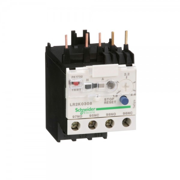 LR2K0308 se te-tesys тепловое реле перегрузки 1,8-2,6