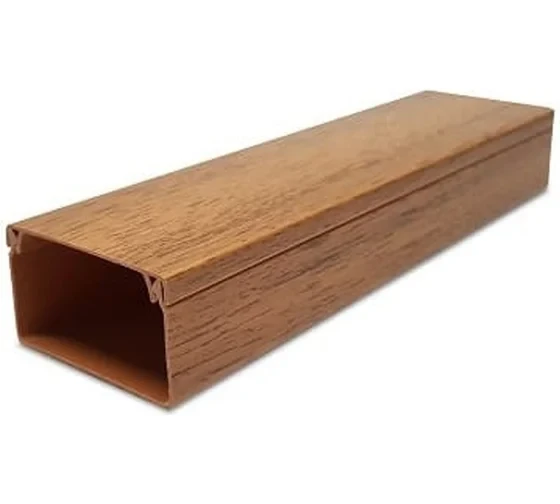 Кабель-канал 25x16 двойной замок, ОРЕХ (60 м/уп) ПожТехКабель