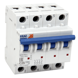 Выключатель автоматический модульный OptiDin BM63-4D3-ОМ4-РЕГ