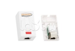 Розетка RJ45 1 порт, Кат.5e, на печатной плате, неэкран., белая NIKOMAX (NMC-WO1UD2-WT)