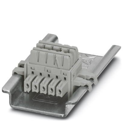 Шинные соединители на DIN-рейку ME 6,2 TBUS-2 1,5/5-ST-3,81 GY