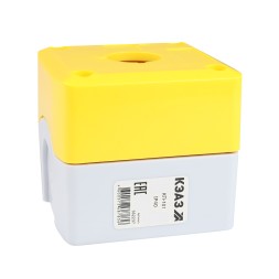 Корпус кнопочного поста КП-101 желтый 1 отв. IP40 КЭАЗ