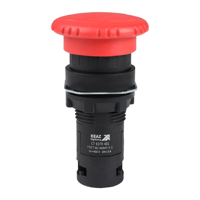 Кнопка аварийного останова OptiSignal Compact D22 C7-ESTR-401 красная 1НЗ XB7ES542P