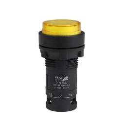 Кнопка с подсветкой OptiSignal Compact D22 C7-PL-M510 желтая 1НО 230 В AC XB7NW35M1